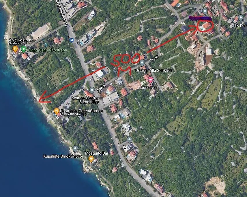 Apartment In Kostrena Quiet Place Near The Beaches